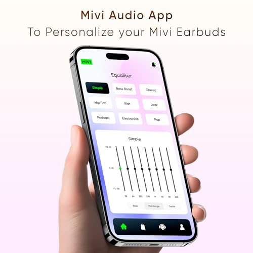 Image of Mivi SuperPods Immersio[Flagship Launch] | Dolby Audio, 3D Soundstage, 60H Battery, AI-ENC Mic, BT 5.4 | Ear Buds Wireless with Deep Bass, Fast Charging, in-Ear Bluetooth Earbuds