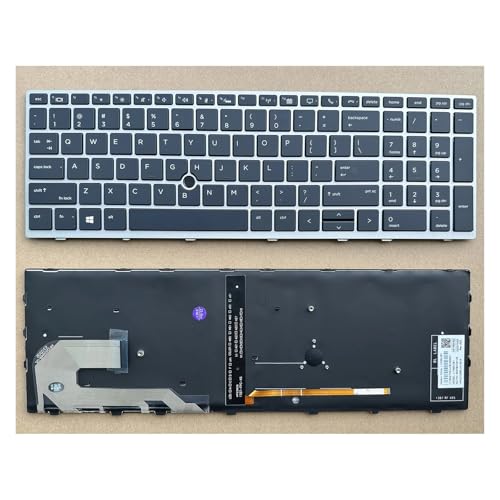 US�L�[�{�[�h�AHP�ƌ݊����AElitebook�ƌ݊����A850 G5 850 G6 855 G5 750 G5 G6 755 G5�AZbook�A15u G5 G6(Backlit US 2)