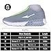 ydfagak Shoe Covers Waterproof Reusable Foldable Not-Slip Rain Shoe Covers with Zipper,Shoe Protectors Overshoes Rain Galoshes for Kids Men and Wome (Transparent, S (Kids 3-5 Year))