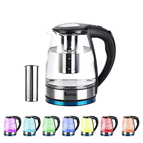 Tetera Eléctrica de Vidrio 1.8L con Apagado Automático miniatura 1
