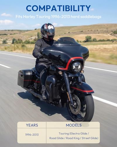 Soportes de goma para alforjas Harley 1996-2013 miniatura 3