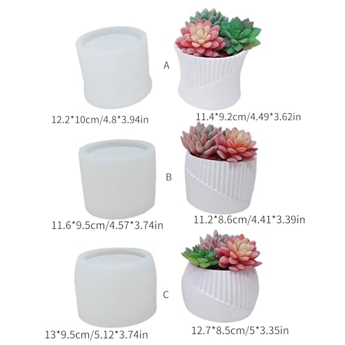 Moule silicone pot de fleurs pour atelier DIY résine à la maison