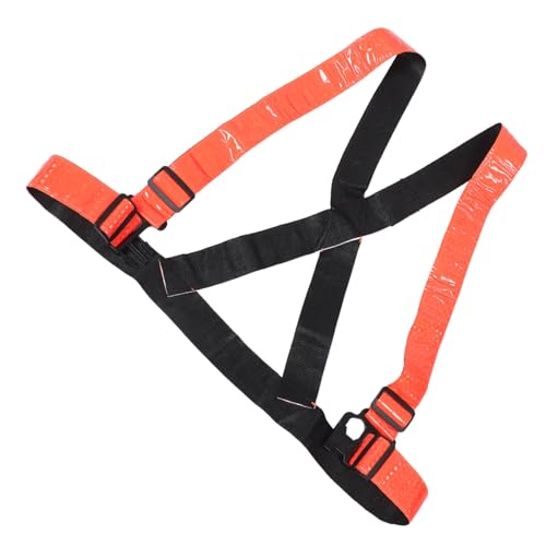 HOLIDYOYO Reflective Vests Walk Traffic Safety Vests Reflective Runners High Visibility Cycle for Adjustable Biking Straps Running Gear Surveyor Ride Construction Neon Padded Lattice Orange