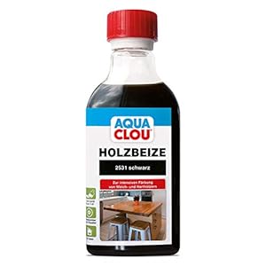 Aqua Clou Holzbeize B11 2531 schwarz 0,250 L
