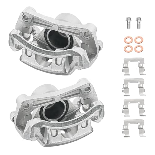 Image of BDFHYK 19-B3306 19-B3307 Front Disc Brake Caliper Assembly Compatible with Nissan Sentra 2013-2019 /2007-2012 1.8L L4 /2.0L L4, GAS 2pcs