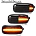 X AUTOHAUX Car Markers Light Accessories LED Side Marker Lights Sequential Flashing Turn Signal Light Assembly for Audi A6 2000-2011 for Audi A4 2002-2008 1Pair OE Prat No.8E0949127