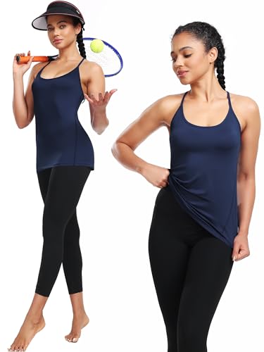 Image of NELEUS Women's Workout Tank Top Racerback Yoga Tanks Athletic Gym Shirt