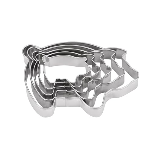 Pig Cookie Cutters Set, 5pcs Nested