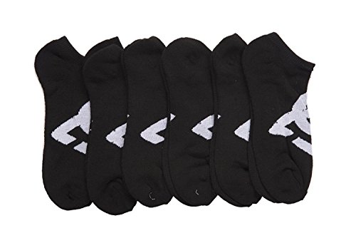 DC 6-Pack Men's Sport No Show Socks 10-13 Size (Gray)