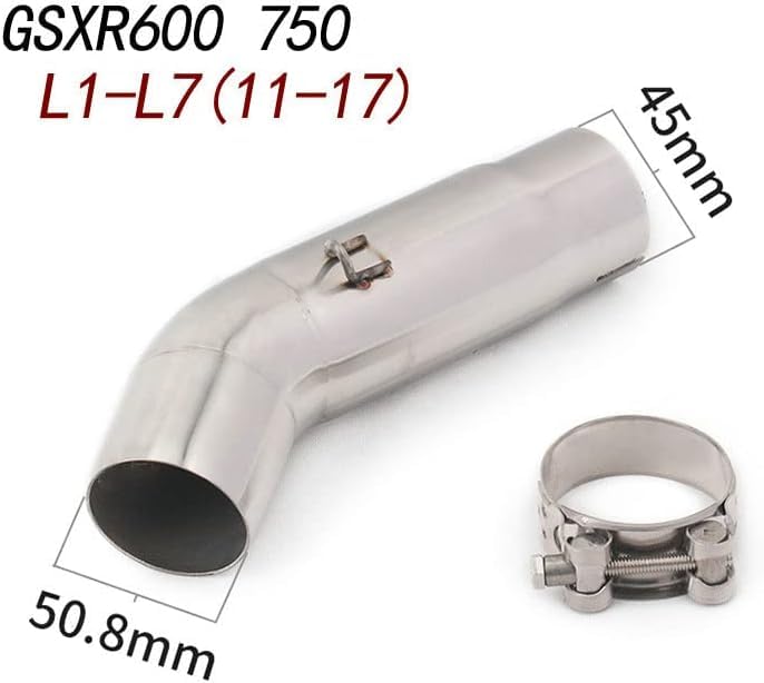 Amazon | 中間パイプ エキゾーストパイプ エキパイ GSXR600 GSXR750 L1