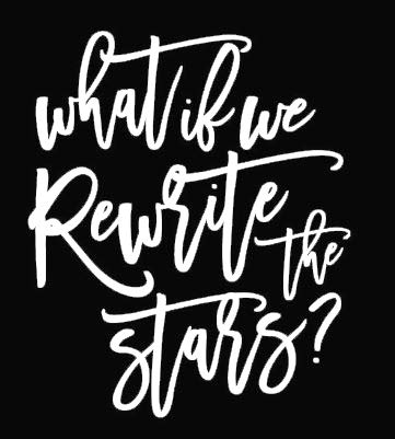 Autocollant Rewrite The Stars MKR871 Blanc Sticker Mural et PC Makarios LLC