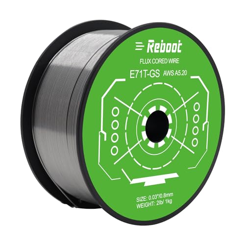 Reboot E71T-GS Gasless Flux - Cored Welding Wire 0.8MM 0.030 1KG| High - Quality for General Welding Applications