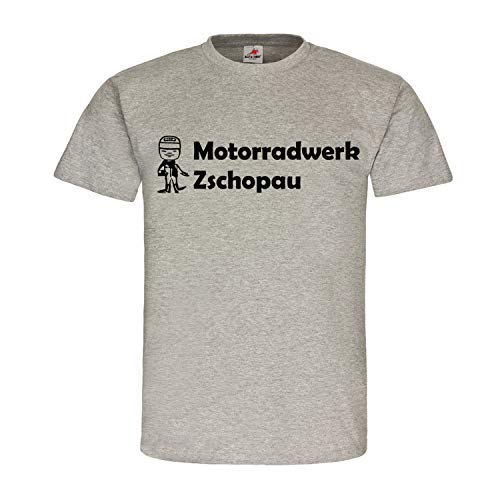 T-shirt Motorradwerk Zschopau VEB Motorrad DDR IFA Sachsen gris XL #17594