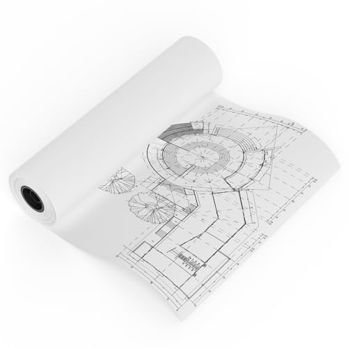 Papier pour traceur CAO MFLABEL jet d'encre grand format à séchage rapide 91,4cm