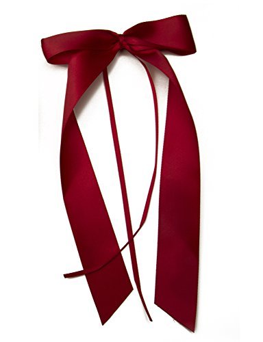 FlexiStore Nœuds décoratifs - pour antenne/Voiture/Mariage/fête/Anniversaire - 10 pièces - Rouge Bordeaux Cover