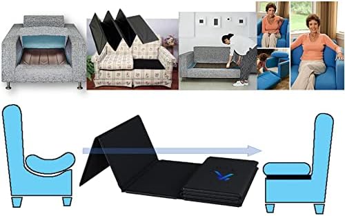 Kaupuar 30x25 Inch Couch Cushion Support Board – Fix Sagging Sofa Cushions With A Thick Bamboo Insert