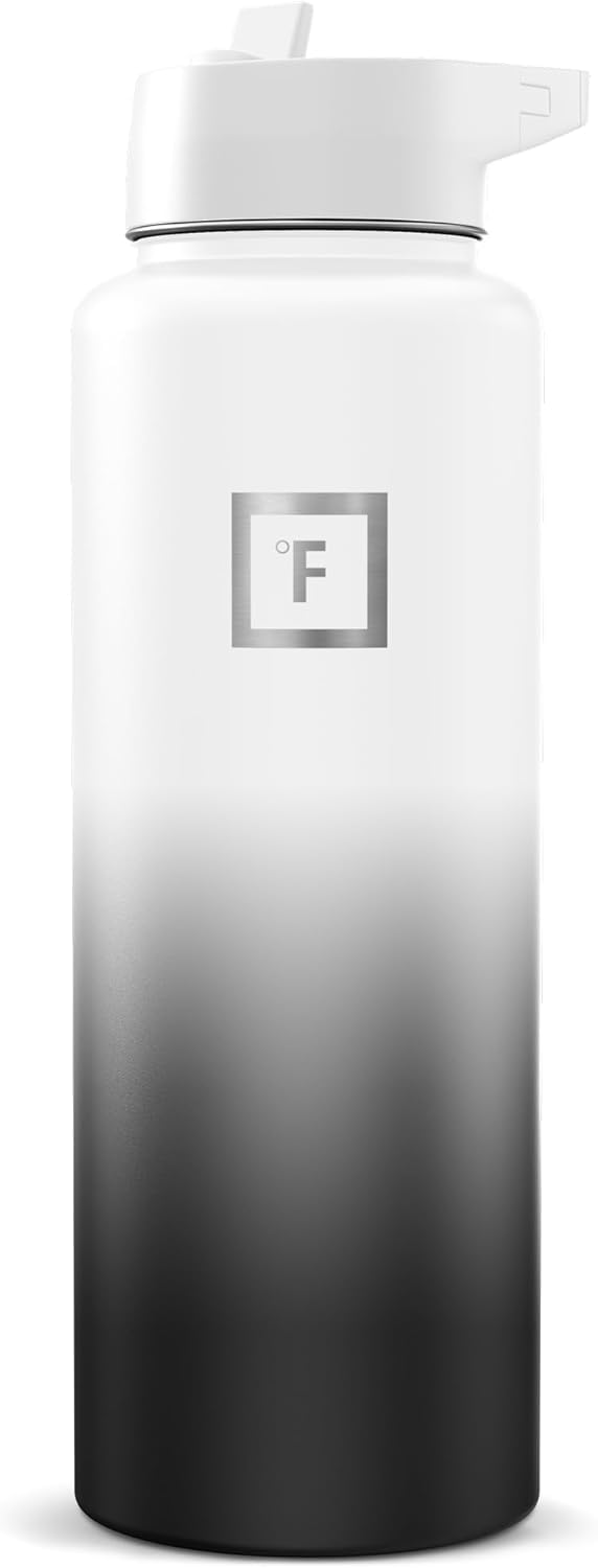 Insulated Water Bottle with Straw - 650/950/1200/1800 ml - Leakproof Double-Walled Stainless Steel Metal Drink Flask BPA-Free - Sports Travel Gym Camping Hiking Kids — image 1