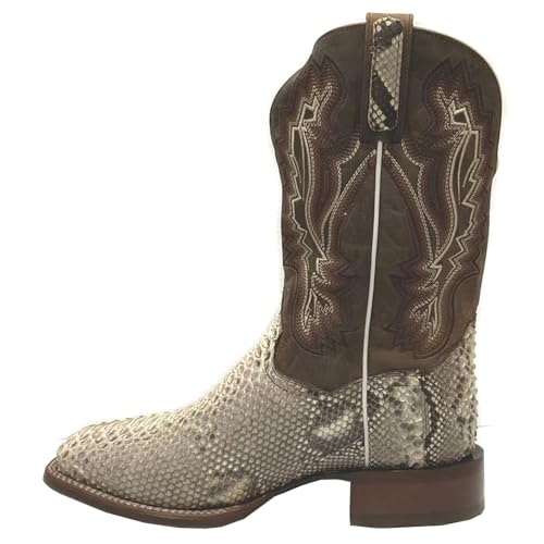 Dan Post Men's Brutus Exotic Python Western Performance Boot Broad Square Toe - Dp49173