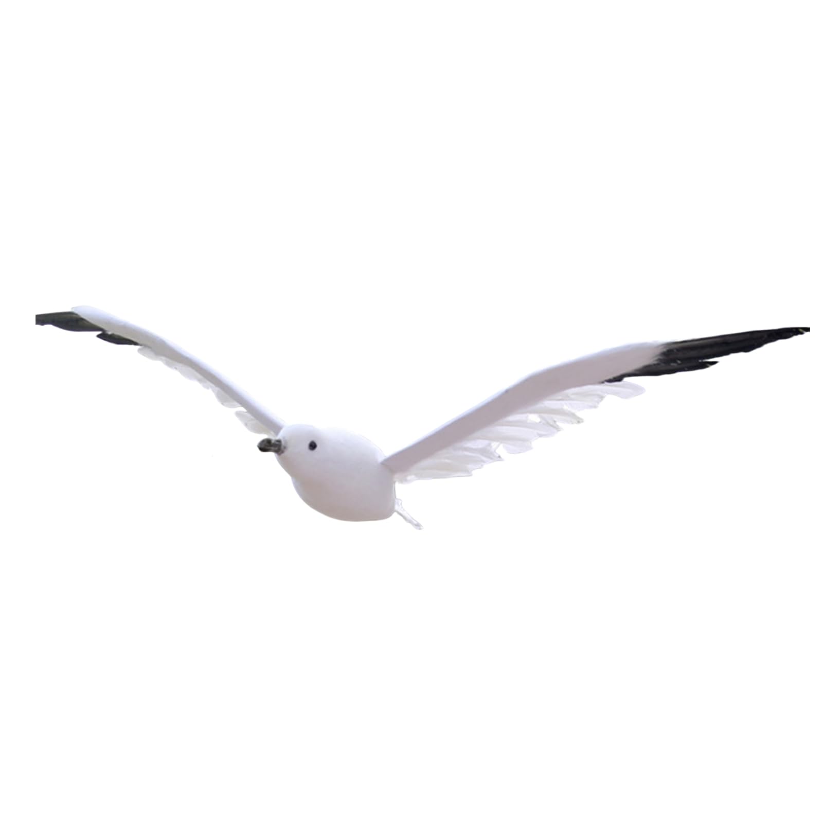 SXRQ Artificial Seagulls Flying Bird Ornament for Indoor Cafes Shop Displays Realistic Seagulls Decoration Foam and Feathered Flying Bird Hanging Ornament