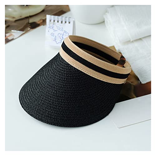 Chapeau de soleil femme anti éblouissement lot de 3 chapeaux de plage en gris clair