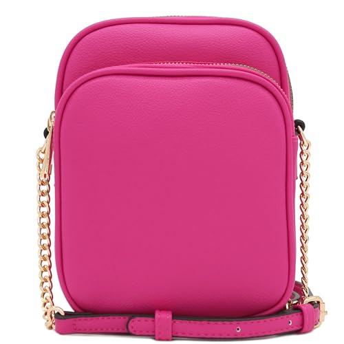 Image of FashionPuzzle Multi Pocket PU Leather Casual Medium Crossbody Bag with Adjustable Strap