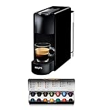 Die Krups Nespresso Essenza Mini überzeugt durch einfachste Bedienung per Knopfdruck und verkürzter Aufheizzeit (betriebsbereit in 25 Sekunden)