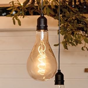 hellum Hängelampe mit Batterie und Fernbedienung