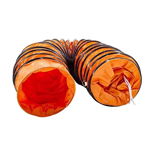 LIGUOYI PVC Flexible Duct Hosing 16.5ft 33ft PVC Flexible Ducting Hose for Exhaust Fan, 300mm 500mm Diameter 4 Layer Protection Dryer Vent Hose Retardant Waterproof