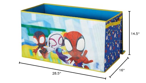 Image of Marvel Spidey and His Amazing Friends Collapsible Toy Storage Trunk,Durable Organizer with Soft Lid, 28.5 inch x 14.5 inch x 16 inch