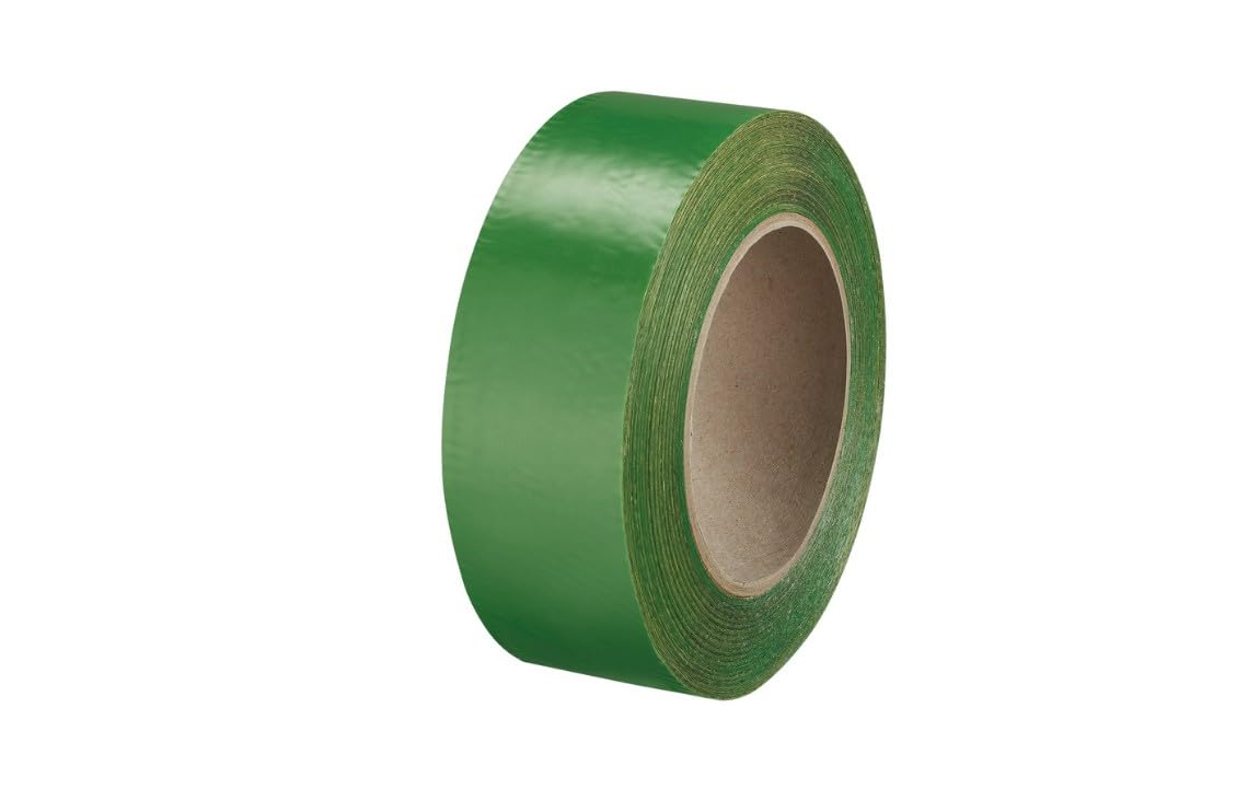 cyclingcolors rotolo di nastro adesivo barriera al vapore nastro autoadesivo porta del mobile, con telaio, larghezza: 50 mm, verde, lunghezza 25 m
