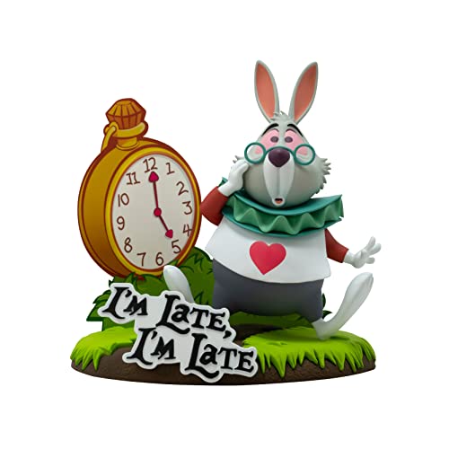 ABYstyle Disney Alice in Wonderland Late Rabbit AbyStyle Studio Figure, White, 10 cm