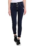 Gang Damen New Georgina - Blueblack Denim Slim Jeans, Blau (Midnight Basic 2777), W32