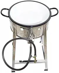 Fritadeira Industrial Fogão Pasteleiro Com Tacho 16 7l Aço Inoxidável