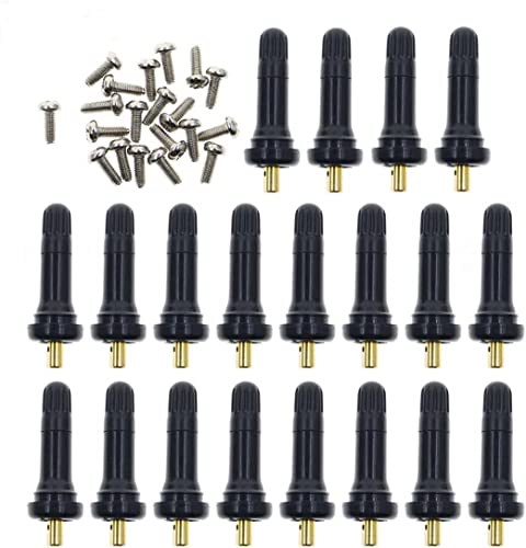 Autokay 20 Pcs Tpms Tire Pressure Sensor Rubber Valve Stems Kit 17-20008 For Gm-930A For Gmc Cadillac Chevy Silverado 1500 2500 Suburban #TOP9