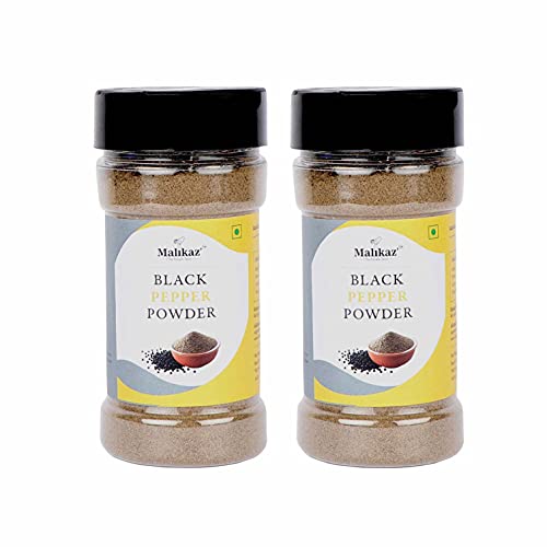 Image of Malikaz' The Royale Taste Black Pepper Powder Jar, 2 x 100 g