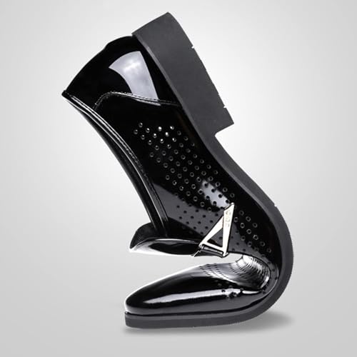 YZABEL Men's Slip-On Leather New Oxford Shoes Office Shoes Men Elegant Loafers for Dating Prom Business Work4