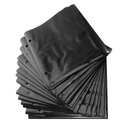 Milisten 20 Pack Waterproof Music Sheets Holder PVC Flip Folder Pages for Sheet Music Multi-Purpose Easel Binder Clip for Piano Clarinet Violin