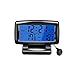 Pvnoocy Termómetro digital para coche, sensor de temperatura con función de temperatura dual LCD reloj digital para SUV, camión, coche, caravana, barco, etc.