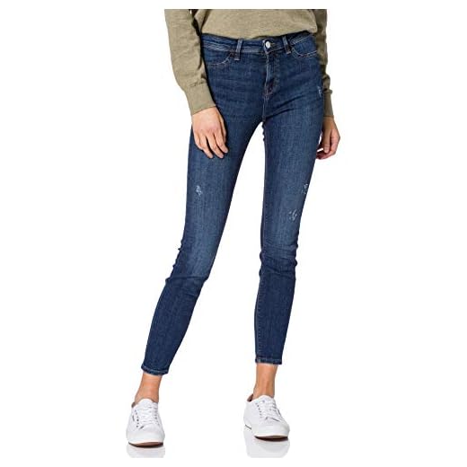 edc by Esprit Jeggings Skinny Fit Vaqueros, Azul (902/Blue Medium Wash), para Mujer