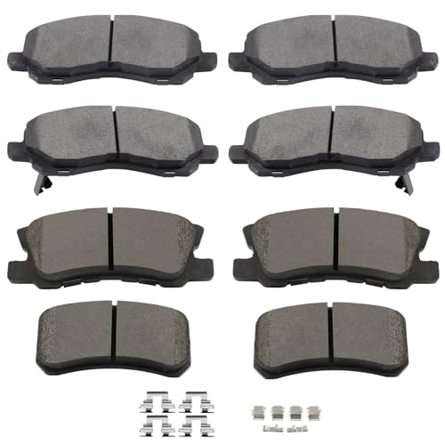 Image of SCITOO D866 D868 Front Ceramic Rear Ceramic Brake Pad Sets For 200 | For Chrysler For Cirrus For Sebring,For Dodge For Avenger,For Jeep For Compass For Patriot,For Mitsubishi For Lancer