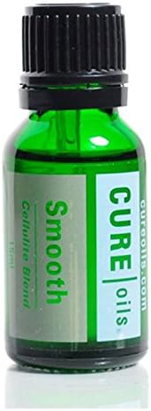 Smooth Cellulite BlendMassage Essential Oil (15ml) โ Relaxing Muscle Massage Oil for Muscles, Skin, Detox, Cellulite Removal & Skin Firming - 100% Natural Therapeutic Grade Oils by CUREoils