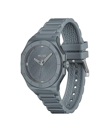 Image of HUGO Men's #Grail Sport Watch - 44mm Stainless Steel Case, Multifunction Movement, Bold Design, Quartz Accuracy, Sporty and Dynamic Style - Gift for Him