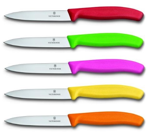Victorinox Swissclassic Bunt Gemischt Gemüsemesser 5er Set, Polypropylen, One Size, 5