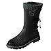 Winter Stiefel Damen Frau Flach 43 36 37 Absatz Stiefeletten Gefüttert Elegant Braun Winterstiefel Winterschuhe Hohe Boots Schuhe Winterboots Warm Schneeschuhe Klassische Schneestiefel Schnürstiefel