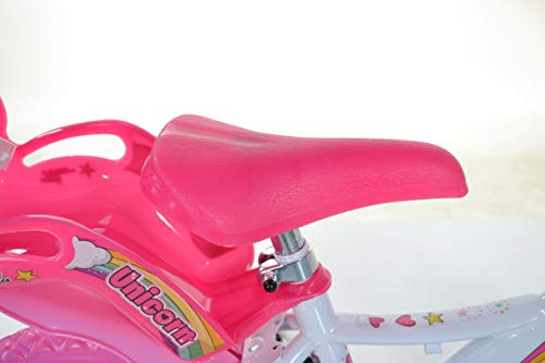 Dino Bikes 124RL-UN Kinderfahrrad Fahrrad, Weiß/Pink, 12 Zoll – Bild 6