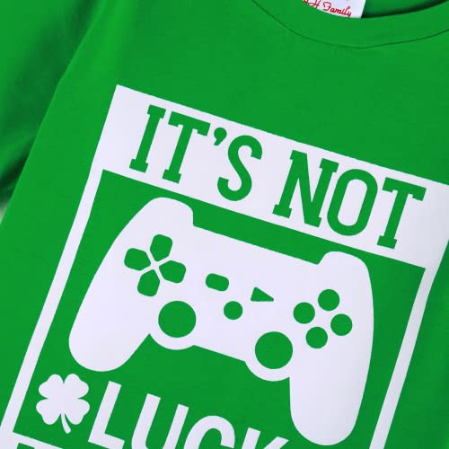 Image of Kids St. Patrick's Day Shirt Boys and Girls Green T-Shirt Clothing 4-12 Years