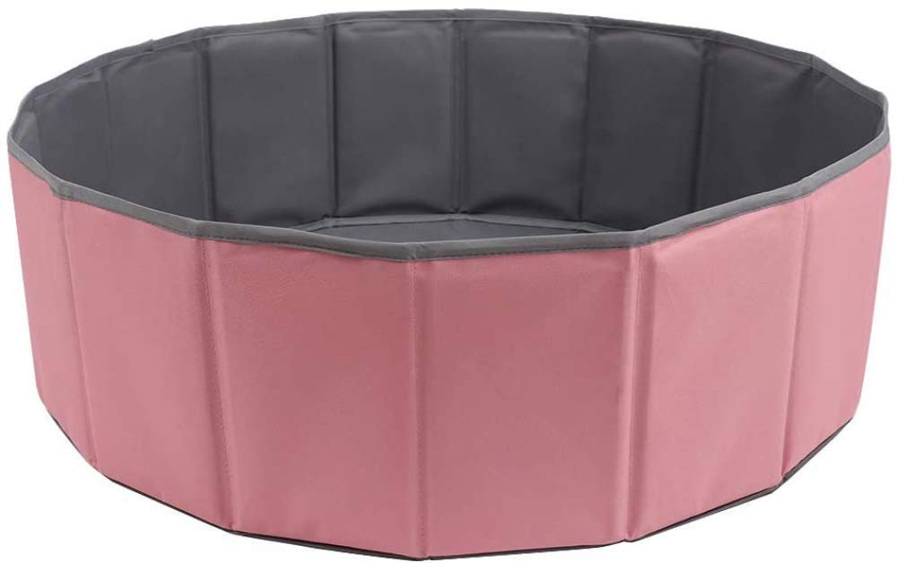 qiuqiu Inflatable Swimming Pool Kids Ball Pit Foldable Portable Collapsible Dogs Cats Pet PVC Baby Play Ball Pool Outdoor Spa Inflatable Hot Tub Bathing Tub Pool-B