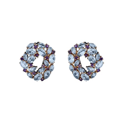 Plata 925 sin alergias en pendientes artísticos hechos a mano con piedras hermosas
