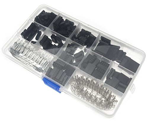 WINGONEER 620PCS 2.54mm男性女性デュポンワイヤージャンパーとメス(1Pin 2Pin 3Pin 4Pin 5Pin 6Pin 8pin)ヘッダーコネクターハウジングアソートメントキット+プラスチックボックス WINGONEER 620PCS 2.54mm男性女性デュポンワイヤージャンパーとメス(1Pin 2Pin 3Pin 4Pin 5Pin 6Pin 8pin)ヘッダーコネクターハウジングアソートメントキット+プラスチックボックス