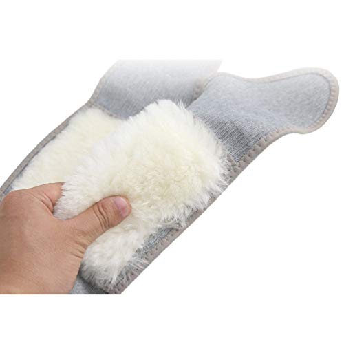 DOITOOL 2Pcs Aquecedores Joelho Polainas Luva de Lã Quente Térmica Joint Brace Suporte Joelho Brace